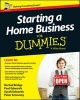 Starting a Home Business For Dummies (Paperback) - Rachel Bridge Photo