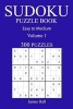 300 Easy to Medium Sudoku Puzzle Book - Volume 1 (Paperback) - James Hall Photo