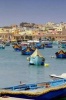 Colorful Traditional Fishing Boats in the Harbor Marsaxlokk Malta Journal - 150 Page Lined Notebook/Diary (Paperback) - Cs Creations Photo