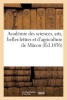 Academie Des Sciences, Arts, Belles-Lettres Et D'Agriculture de Macon - . Inauguration Du Buste de Charles de Lacretelle. (Seance Du 29 Juillet 1856.) (French, Paperback) - Sans Auteur Photo