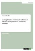 Is Discipline the Best Way to Achieve an Effective Management of Classroom Learning? (Paperback) - Paulette Reefer Photo