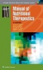 Manual of Nutritional Therapeutics (Paperback, 6th Revised edition) - David H Alpers Photo