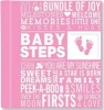 Baby Steps - Baby's First-Year Album (Girl's Baby Book) (Hardcover) - Peter Pauper Press Inc Photo