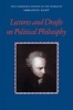 Kant: Lectures and Drafts on Political Philosophy (Hardcover) - Frederick Rauscher Photo