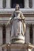 Statue of Anne of Great Britain at St. Paul Cathedral in London England Journal - 150 Page Lined Notebook/Diary (Paperback) - Cs Creations Photo