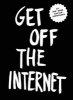 Get off the Internet - 20 Pop Song Advice Postcards (Postcard book or pack) - Marcus Kraft Photo