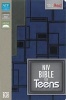 NIV Bible for Teens Charcoal/Blue Duo Tone (Paperback) - New International Version Photo