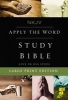 NKJV, Apply the Word Study Bible, Large Print, Hardcover, Red Letter Edition - Live in His Steps (Hardcover) - Thomas Nelson Photo