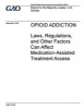 Opioid Addiction - Laws, Regulations, and Other Factors Can Affect Medication-Assisted Treatment Access (Paperback) - United States Gov Accountability Office Photo