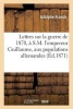 Lettres Sur La Guerre de 1870 Aux Populations Allemandes, Aux Puissances Neutres (French, Paperback) - Adolphe Franck Photo