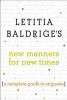 's New Manners for New Times - A Complete Guide to Etiquette (Paperback) - Letitia Baldrige Photo