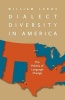 Dialect Diversity in America - The Politics of Language Change (Paperback) - William Labov Photo