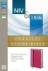 NIV & the Message Parallel Study Bible - Two Bible Versions Together with NIV Study Bible Notes (Leather / fine binding, Special edition) - Zondervan Publishing Photo