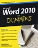 Word 2010 For Dummies (Paperback) - Dan Gookin Photo