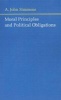 Moral Principles and Political Obligations (Paperback) - AJohn Simmons Photo