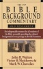 The IVP Bible Background Commentary - Old Testament (Hardcover) - John Walton Photo