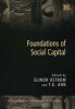 Foundations of Social Capital (Paperback) - Elinor Ostrom Photo