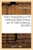 Notice Biographique Sur M. L'Abbe Jean-Marie Dumas, Par M. L'Abbe Labrousse, (French, Paperback) - Labrousse L Photo