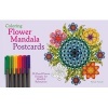 Coloring Flower Mandala Postcards - 20 Hand-Drawn Designs for Mindful Relaxation (Paperback) - Wendy Piersall Photo