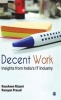 Decent Work - Insights from India's IT Industry (Hardcover) - Nausheen Nizami Photo