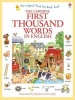 First Thousand Words in English (Paperback, New edition) - Heather Amery Photo