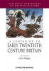 A Companion to Early Twentieth-century Britain (Paperback) - Chris Wrigley Photo