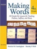 Making Words Fourth Grade - 50 Hands-on Lessons for Teaching Prefixes, Suffixes, and Roots (Paperback) - Patricia M Cunningham Photo