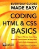 Coding HTML and CSS - Expert Advice, Made Easy (Paperback, New edition) - Frederic Johnson Photo