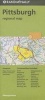  Pittsburgh, Pennsylvania Regional Map (Sheet map, folded) - Rand McNally Photo