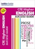 CfE Higher English Success Guide (Paperback) - Iain Valentine Photo