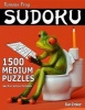 Famous Frog Sudoku 1,500 Medium Puzzles with Solutions - Gigantic Sudoku Puzzle Book with Only One Level of Difficulty. No Wasted Puzzles. Great Gift for Sudoku Enthusiasts! (Paperback) - Dan Croker Photo