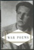 War Poems (Hardcover) - John Hollander Photo