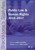 Blackstone's Statutes on Public Law & Human Rights 2016-2017 (Paperback, 26th Revised edition) - Robert G Lee Photo