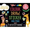 Start Little Learn Big Colour, Draw, Sticker and More - 4 Activity Books (Paperback) -  Photo