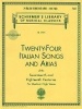 Twenty-Four Italian Songs and Arias of the 17th and 18th Centuries - Medium High Voice - For Medium High Voice (English, Italian, Paperback) - Gregory A Schirmer Photo