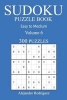 300 Easy to Medium Sudoku Puzzle Book - Volume 6 (Paperback) - Alejandro Rodriguez Photo