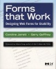 Forms That Work - Designing Web Forms for Usability (Paperback) - Caroline Jarrett Photo