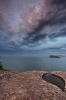 Gemstone Colored Skies at Pearl Beach Broken Bay New South Wales Journal - 150 Page Lined Notebook/Diary (Paperback) - Cs Creations Photo