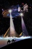 Spaceship Over the Pyramids Journal - 150 Page Lined Notebook/Diary (Paperback) - Cool Image Photo