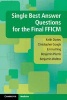 Single Best Answer Questions for the Final Fficm (Paperback) - Keith Davies Photo