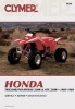 Honda TRX250R /Fourtrax 250R and ATC250R, 1985-89 - Clymer Workshop Manual (Paperback, 2nd Revised edition) - E Scott Photo