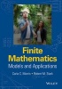 Finite Mathematics - Models and Applications (Hardcover) - Carla C Morris Photo