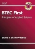 BTEC First in Principles of Applied Science Study and Exam Practice (Paperback) - CGP Books Photo