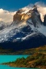 Torres del Paine National Park Patagonia Chile Journal - 150 Page Lined Notebook/Diary (Paperback) - Cs Creations Photo