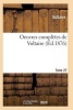 Oeuvres Completes de . Tome 27 (French, Paperback) - Voltaire Photo