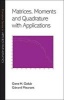 Matrices, Moments, and Quadrature with Applications (Hardcover) - Gene H Golub Photo