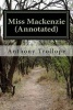 Miss MacKenzie (Annotated) (Paperback) - Anthony Trollope Photo