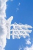 A Clipper Sailing Ship in the Clouds Made of Clouds - Blank 150 Page Lined Journal for Your Thoughts, Ideas, and Inspiration (Paperback) - Unique Journal Photo