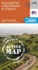 Gloucester, Cheltenham and Stroud (Sheet map, folded, September 2015 ed) - Ordnance Survey Photo