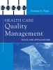 Health Care Quality Management - Tools and Applications (Paperback) - Thomas K Ross Photo